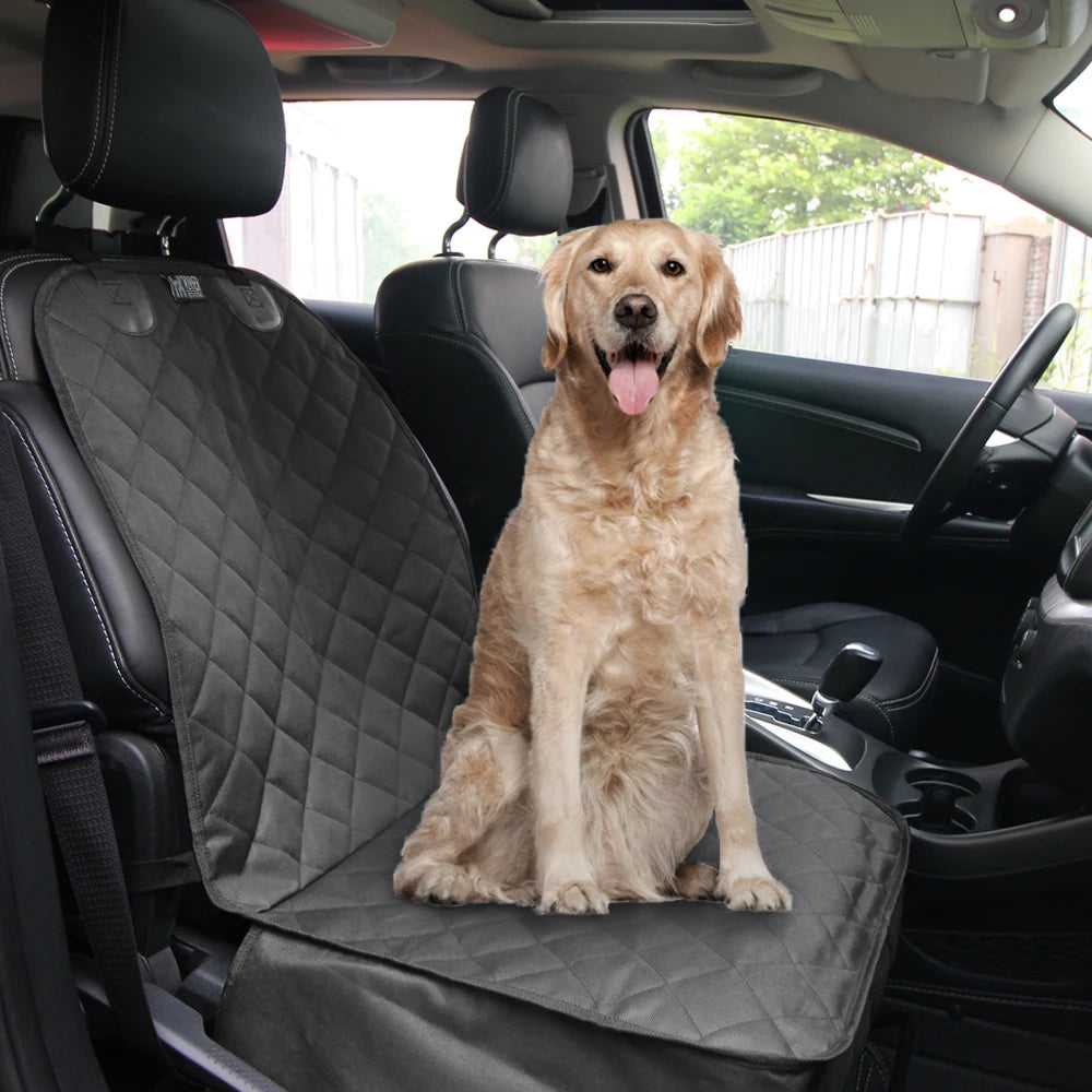 Seashore Waterproof Front Bucket Seat Protector for Dogs & Cats – Universal Fit, Easy Install