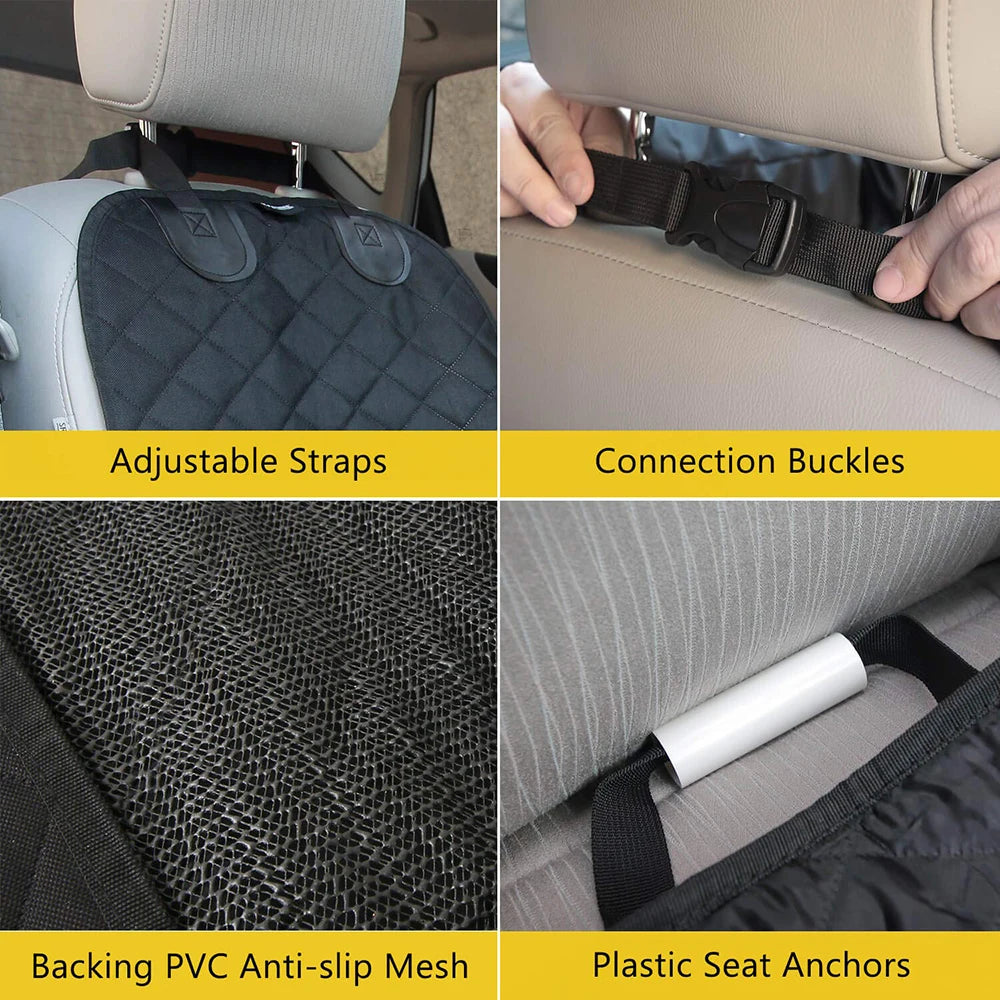 Seashore Waterproof Front Bucket Seat Protector for Dogs & Cats – Universal Fit, Easy Install