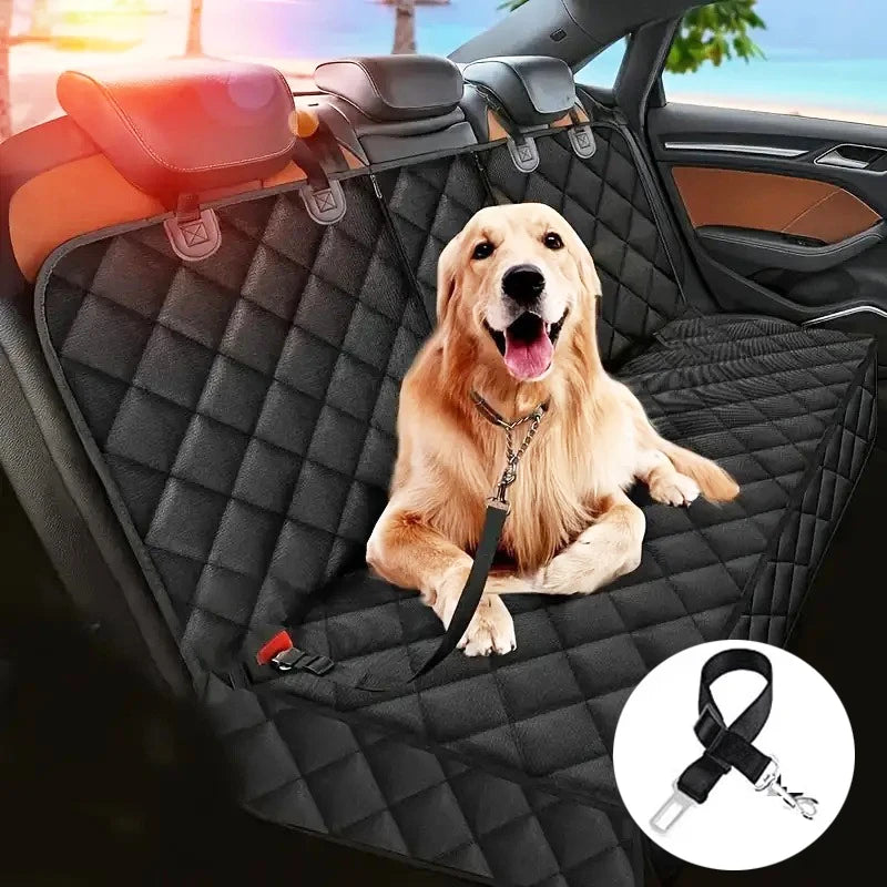 Seashore Signature View Dog Car Seat Hammock – Waterproof, Mesh Window, All Breeds