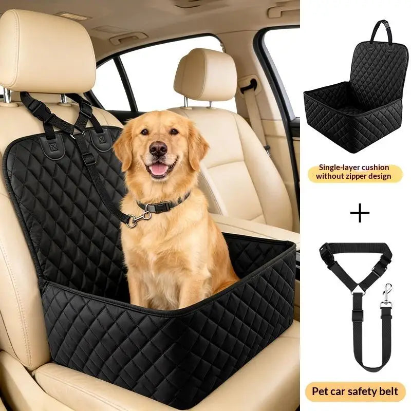 Seashore Daily-Protection Dog & Cat Car Seat Cover & Mat – Multi-Fit, Waterproof, Easy Clean