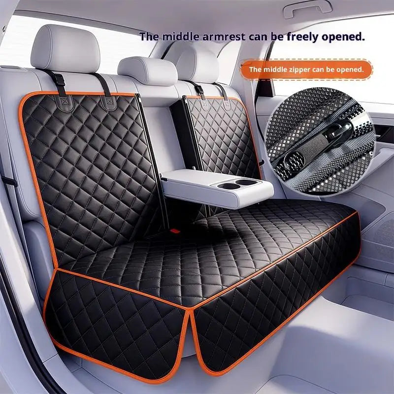 Seashore Daily-Protection Dog & Cat Car Seat Cover & Mat – Multi-Fit, Waterproof, Easy Clean
