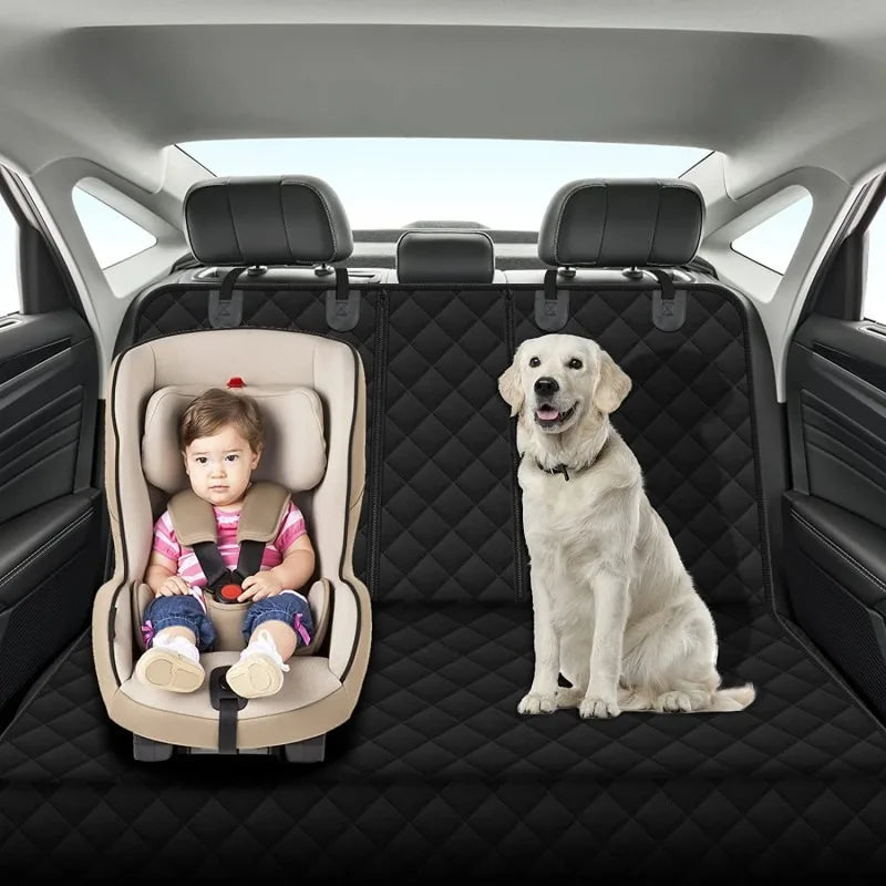 Seashore Signature View Dog Car Seat Hammock – Waterproof, Mesh Window, All Breeds