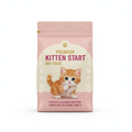 Luxe Kitten Starter Food bag soft pink and cream with cute kitten illustration