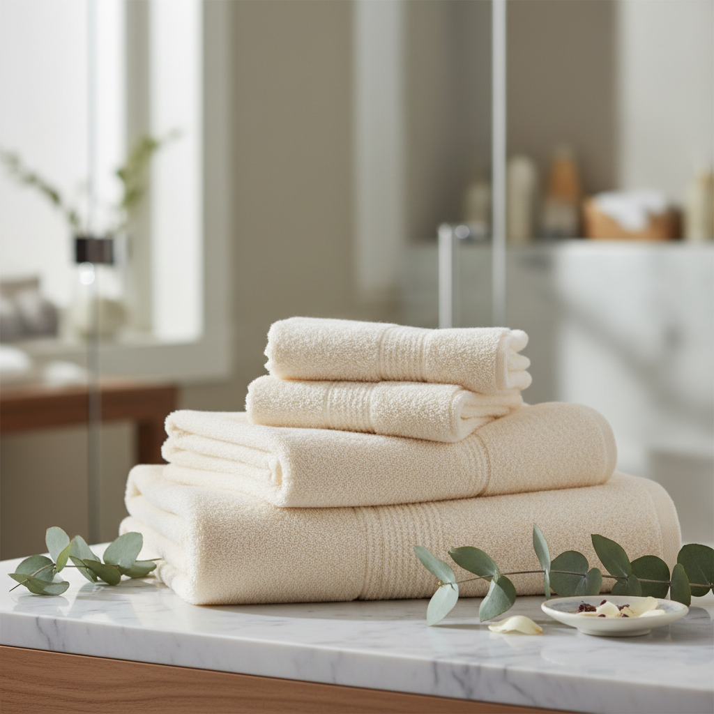Luxe Premium Towel Set - Ivory