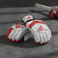 Adidas Cricket Batting Gloves White Red