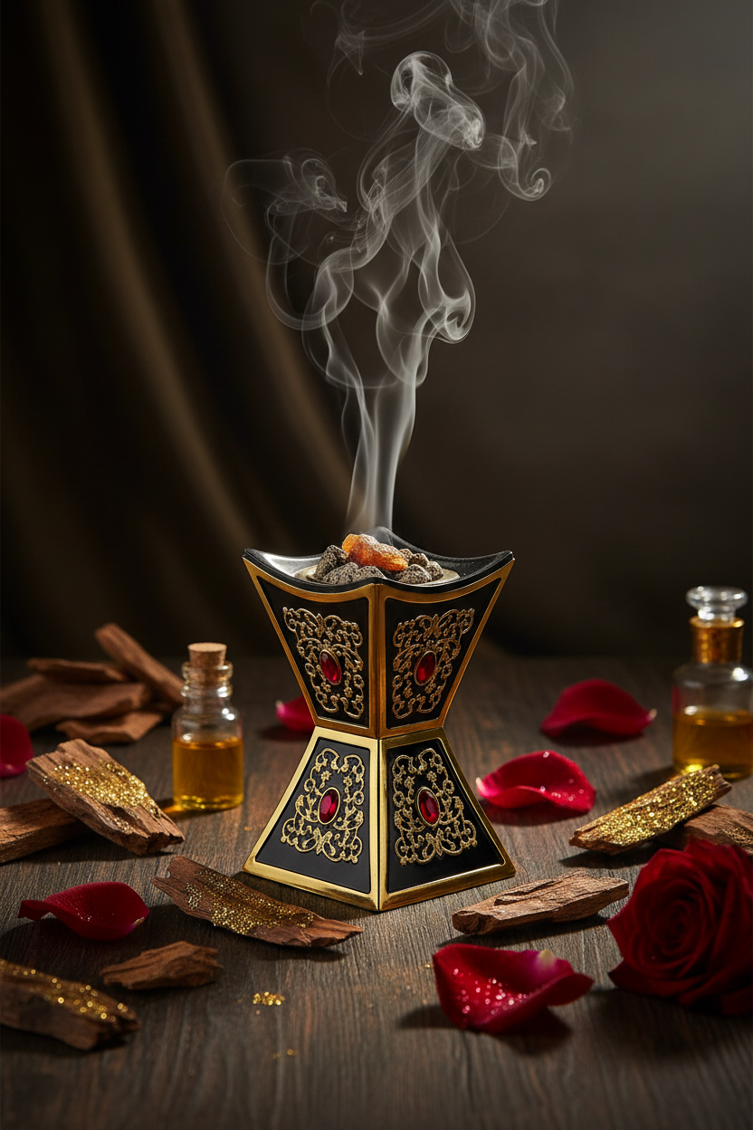 Al Mabkhara Luxury Arabic Oud Incense Burner