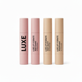 Luxe Hydrating Lip Balm Set 4 elegant tubes in pink and nude shades