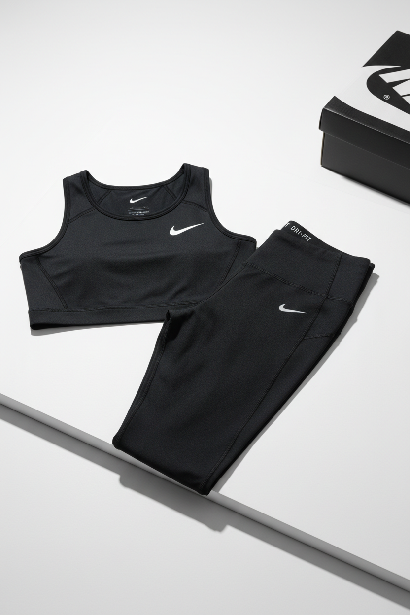 Nike Women's Dri-FIT Gym Set Black