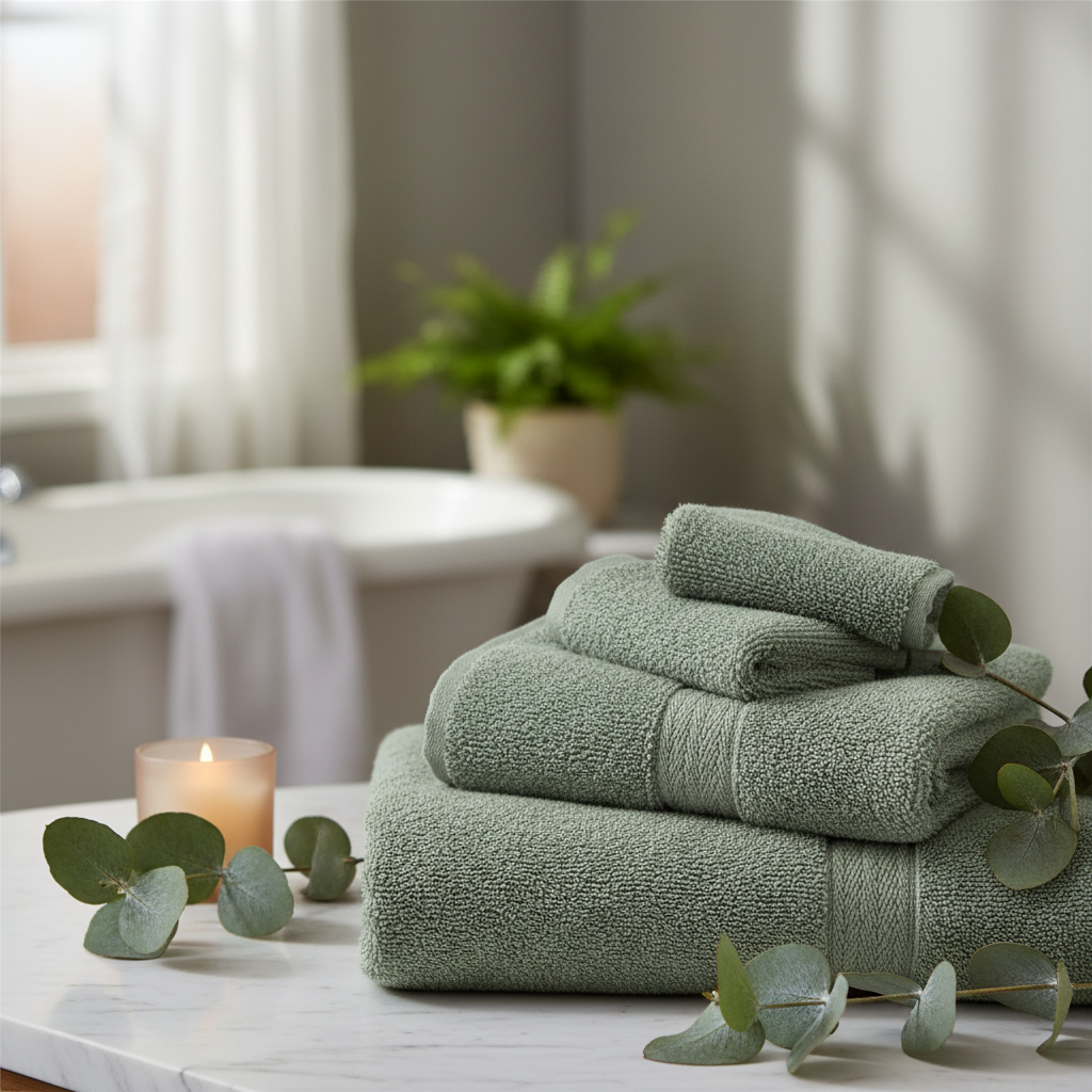 Luxe Premium Towel Set - Sage Green