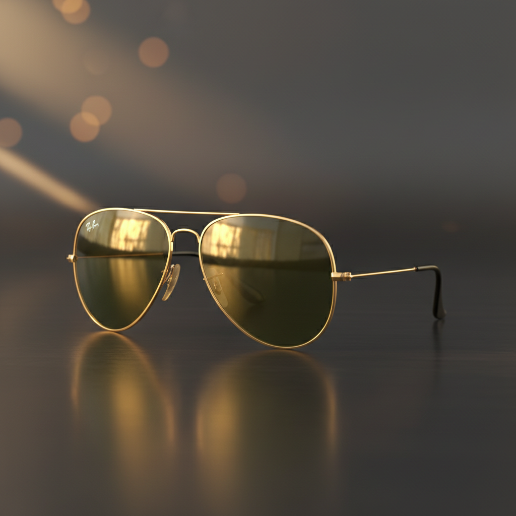 Ray-Ban Aviator Classic Sunglasses Gold Frame