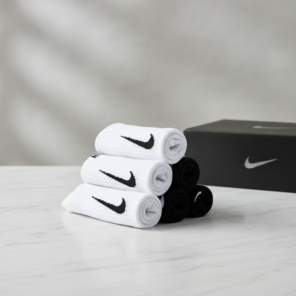 Nike Football Socks Pack White Black