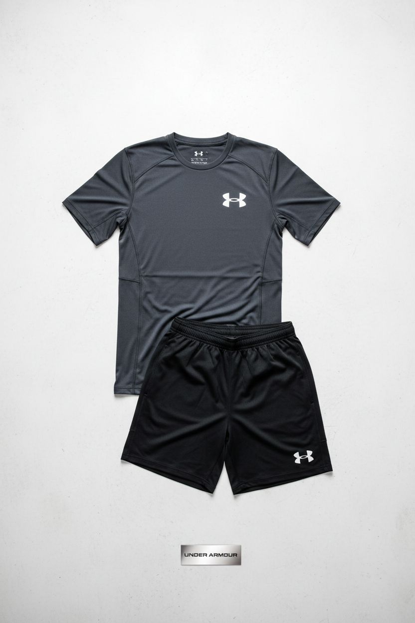 Under Armour Men's HeatGear Gym Set Grey